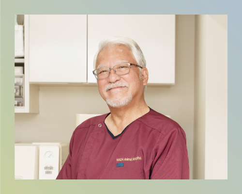 ハダ動物病院の獣医師、はだしずのり